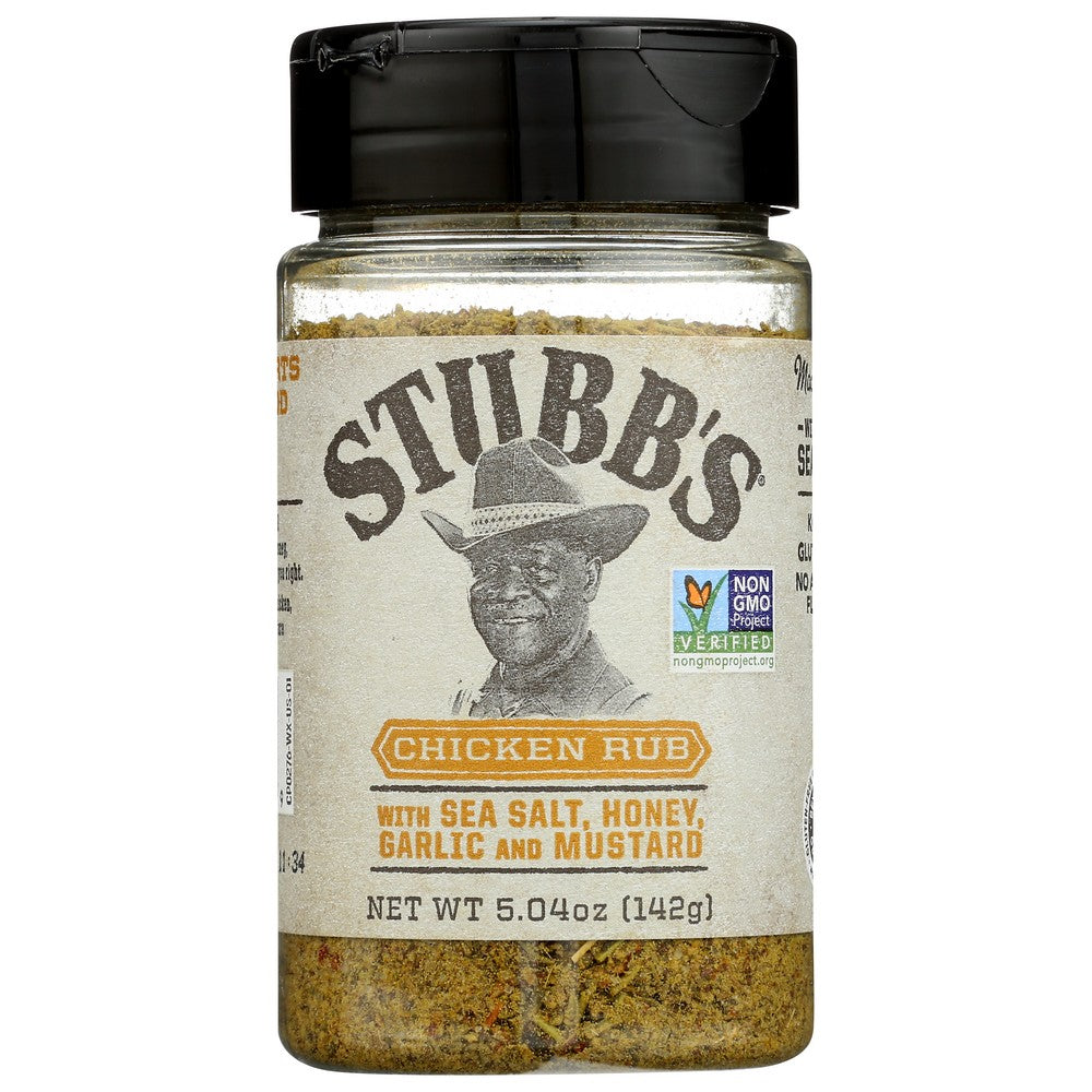 Stubbs , Rub Chicken 5.04 Ounce, Case of 6