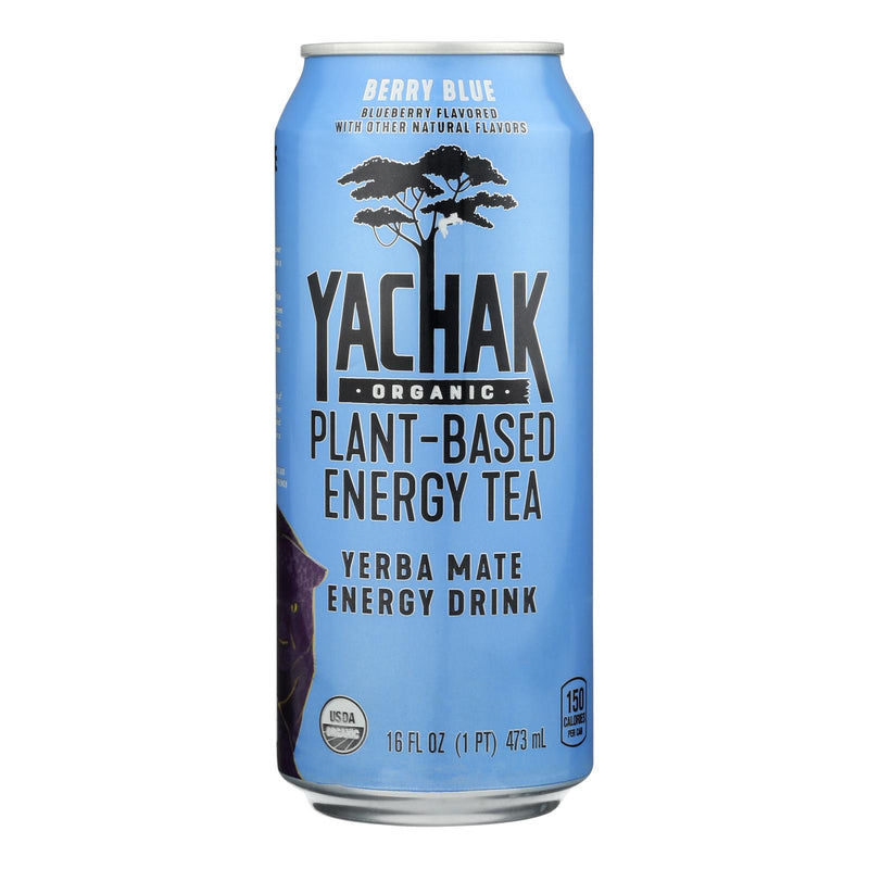 Yachak - Yerba Mate Berry Blue - Case of 12-16 Fluid Ounce