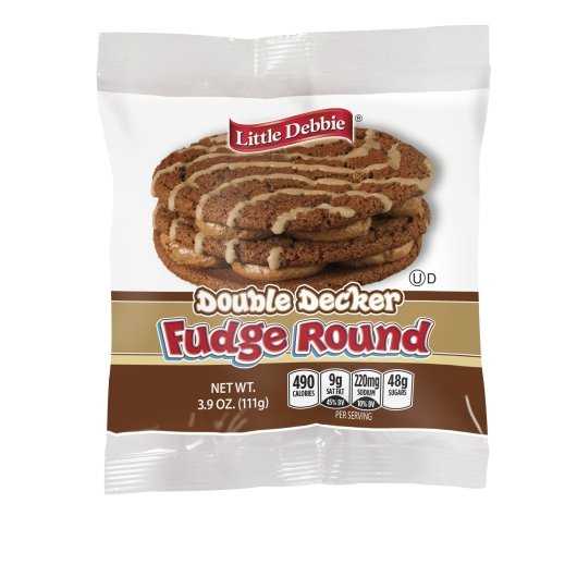 Fieldstone Bakery Little Debbie Vending Double Decker Fudge Round 1 Ea