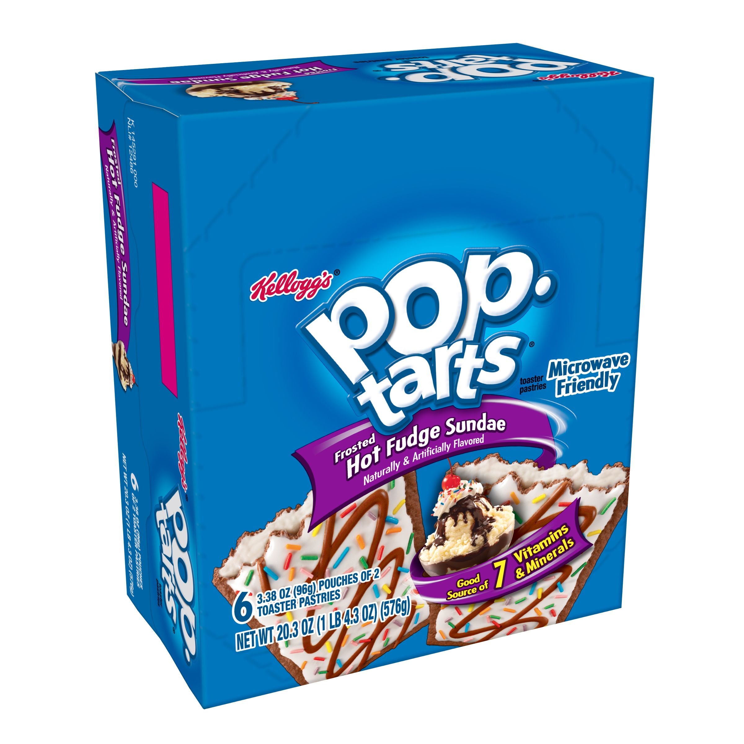 Kellogg's Pop Tarts Hot Fudge Sundae3.3 Ounce Size - 72 Per Case. Kellogg's Pop Tarts Hot Fudge Sundae3.3 Ounce Size - 72 Per Case.