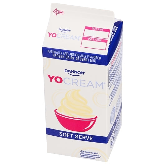 Yocream Frozen Custard Vanilla Cream Soft Serve Mix Premium Frozen Cus