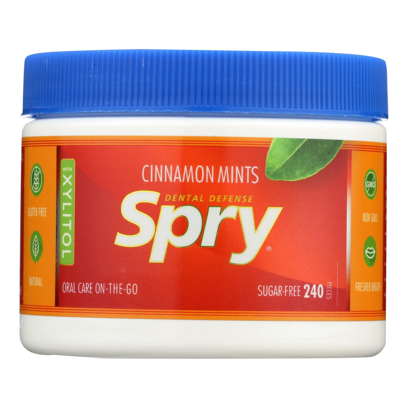 Spry Xylitol Gems - Cinnamon - Case of 20 - 10 Count main image 1