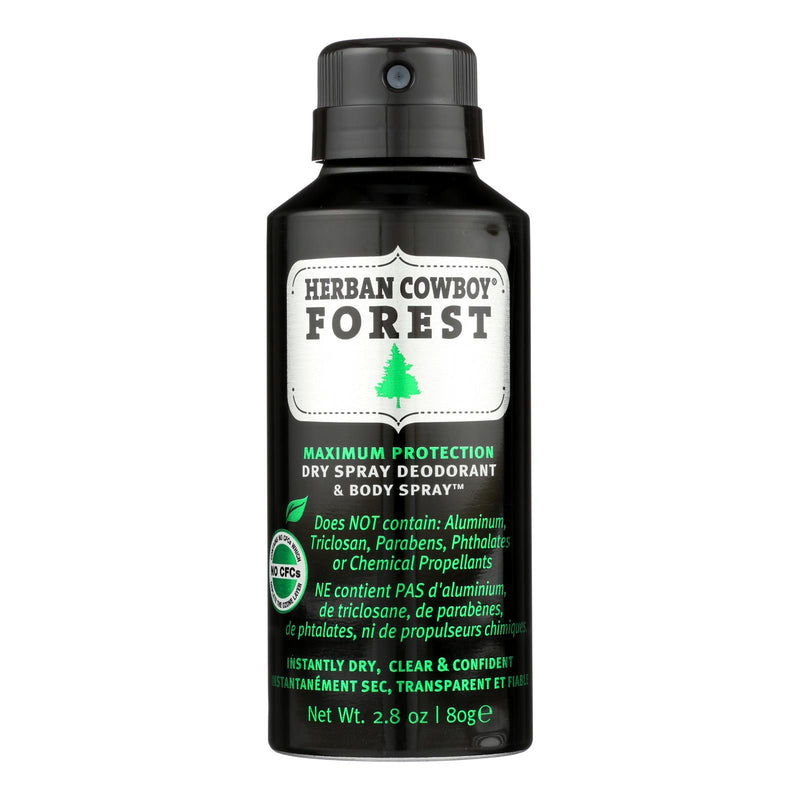 Herban Cowboy - Spray Dry Forest - 1 Each - 2.8 Ounce