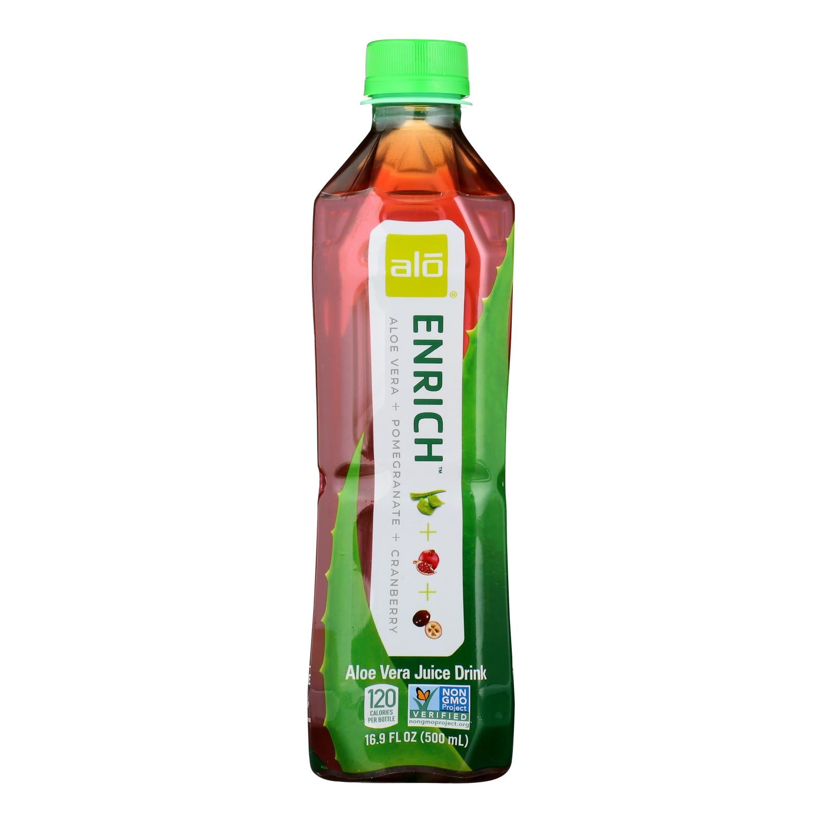 Alo Original Enrich Aloe Vera Juice Drink Pomegranate and Cranberry