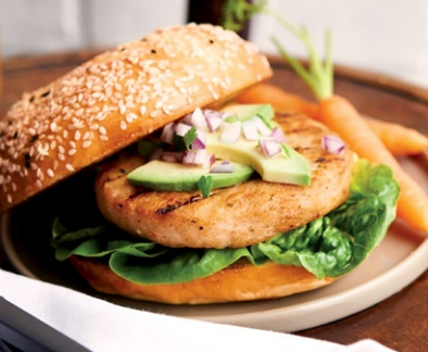 Trident Seafoods 5 Ounce Premium Parfried Alaska Salmon Burger, 10 Pound 