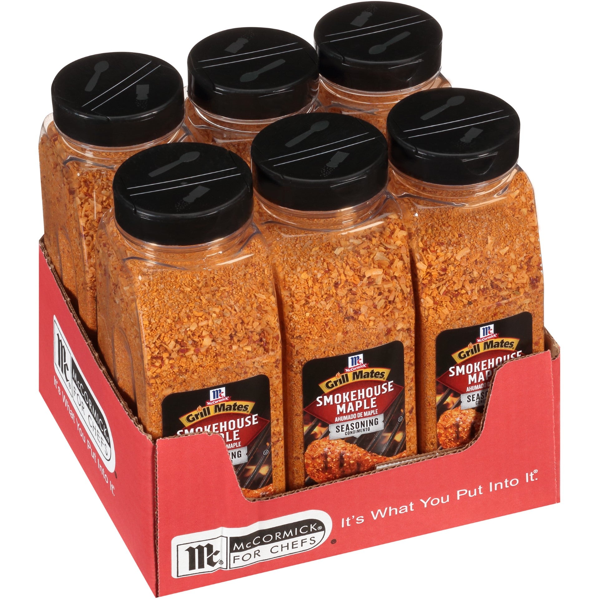 Mccormick Grill Mates Smokehouse Maple Seasoning 28 Ounce Size - 6 Per