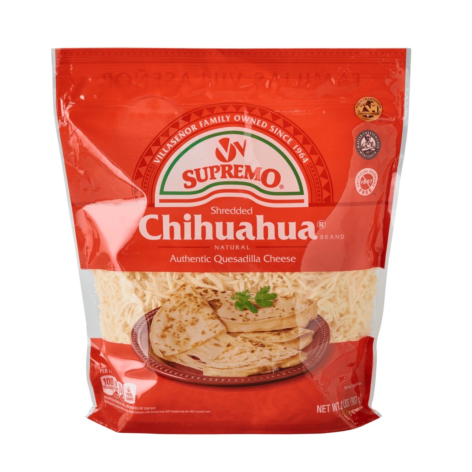 Queso Chihuahua Shred 2 Pound Each - 6 Per Case. – WebFoodStore