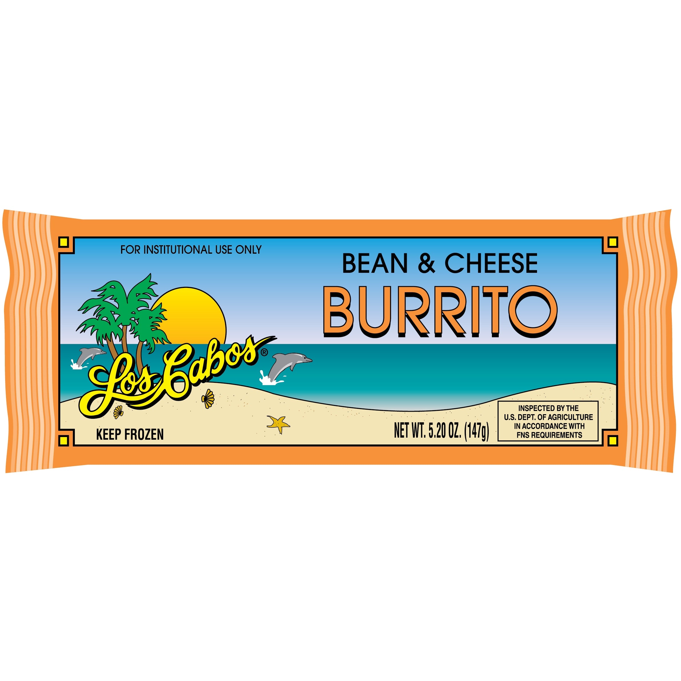 Los Cabos Bean And Cheese Burrito