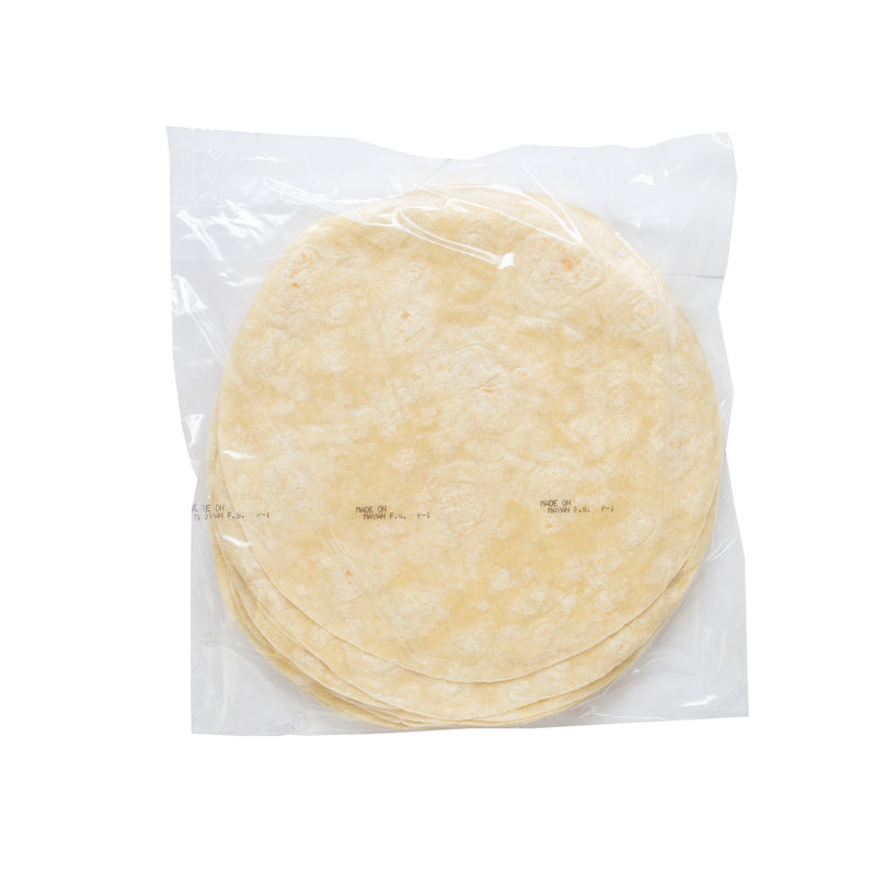 Mayan White Flour Tortillas 10" Inch 10 In - 6 Per Case.