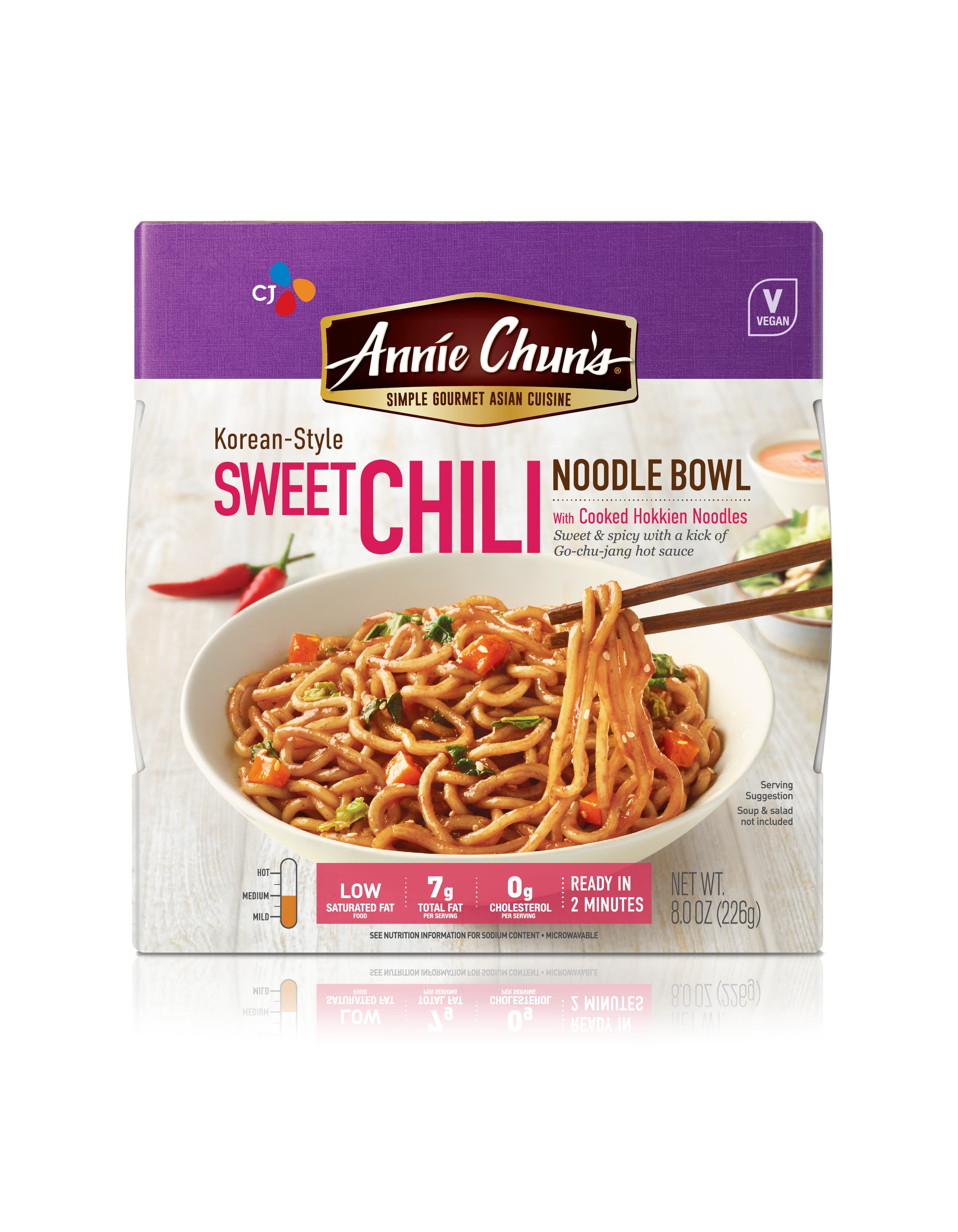 Annie Chun’s Sweet Chili Noodle Bowl 8 Ounce Size - 6 Per Case 