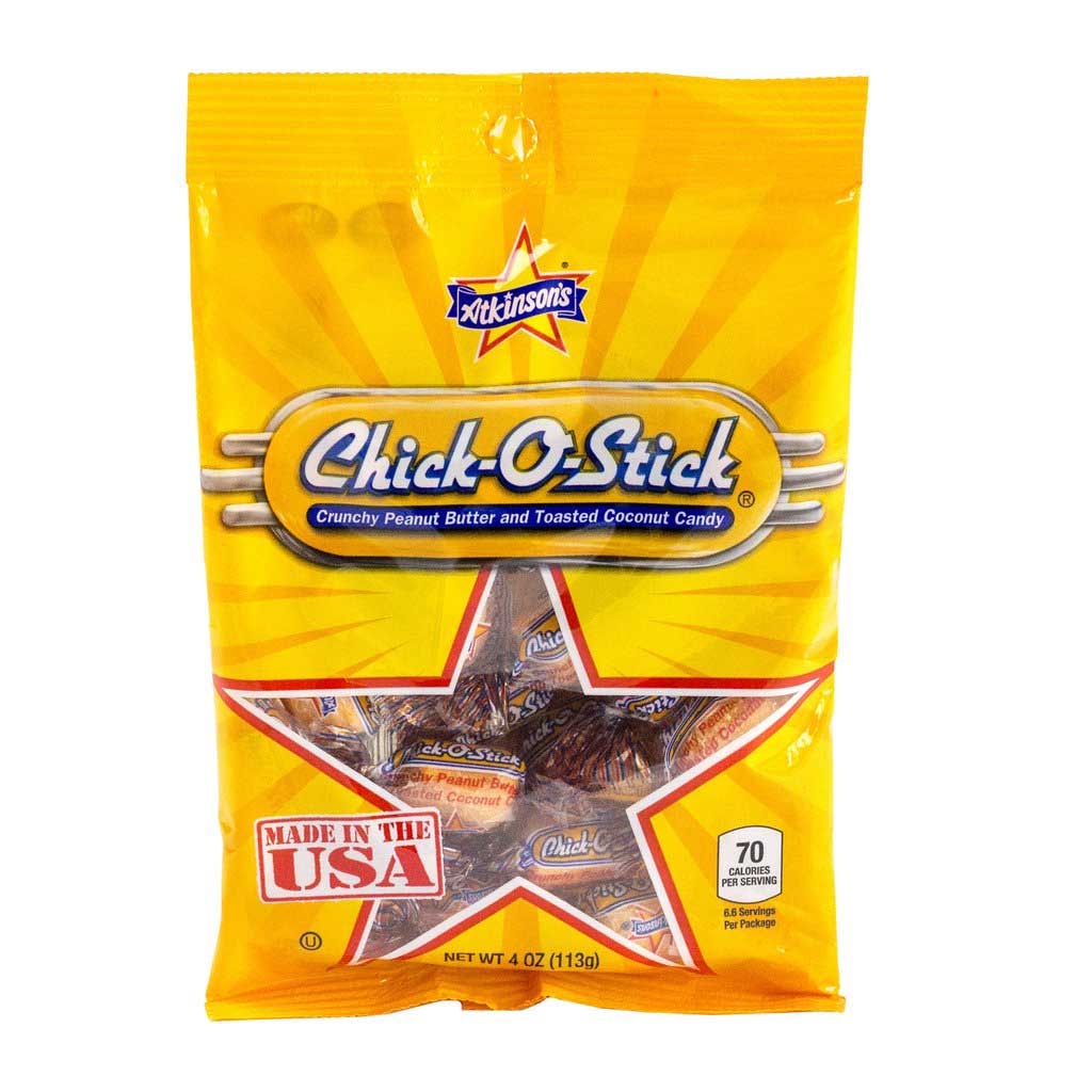Chick-O-Stick Peg Bag-4 oz.-12/Case | Atkinson Candy