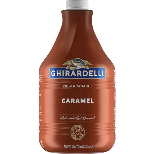 Ghirardelli Caramel Sauce Pump Bottle, 87.3 Ounce Bottles, 6 Per Case