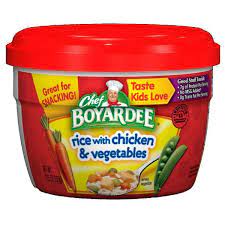 Chef Boyardee Rice With Chicken & Vegetables 7.25 Ounce Size - 12 Per Case.