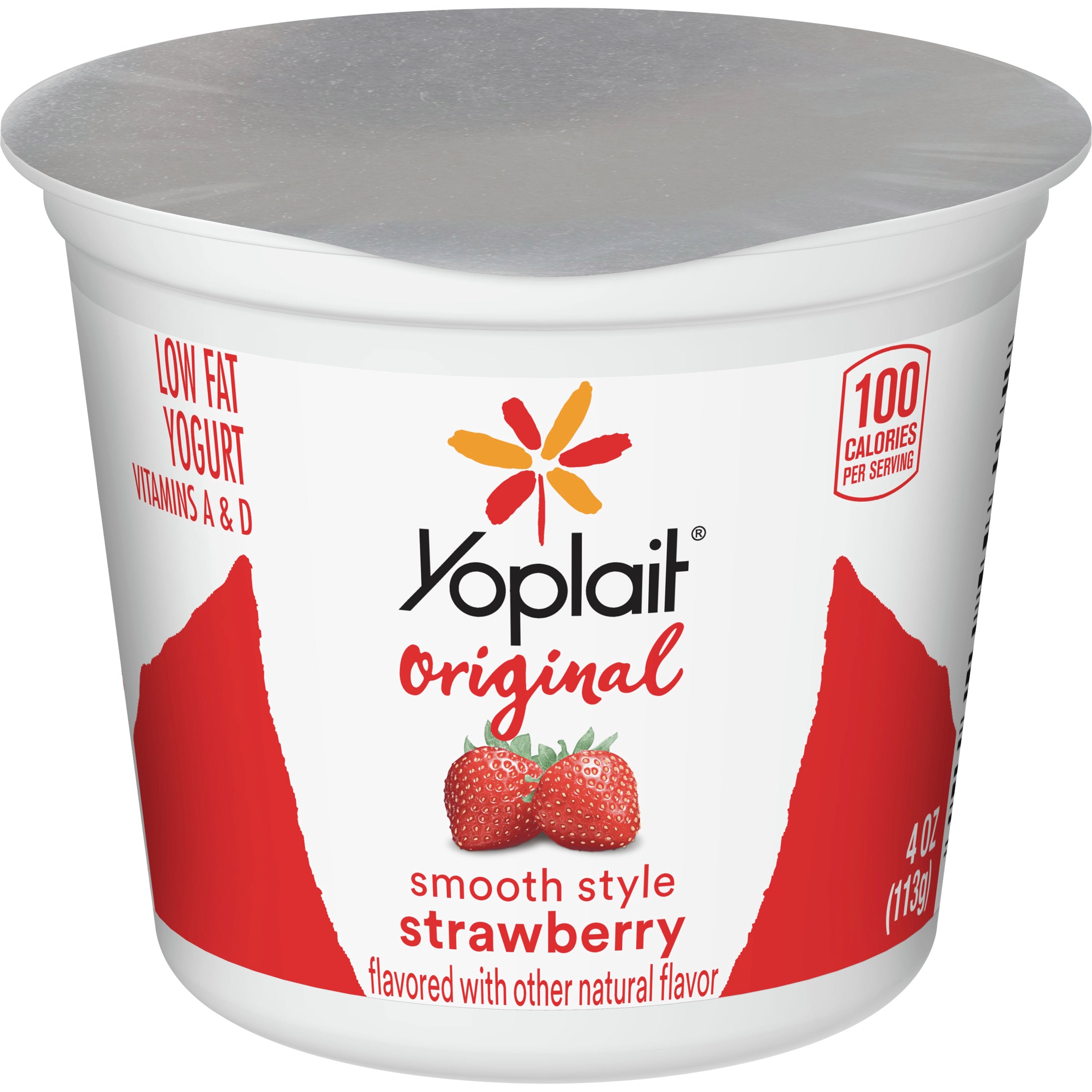 Yoplait® Original Yogurt Single Serve Variety Strawberry Banana 4 Ounc