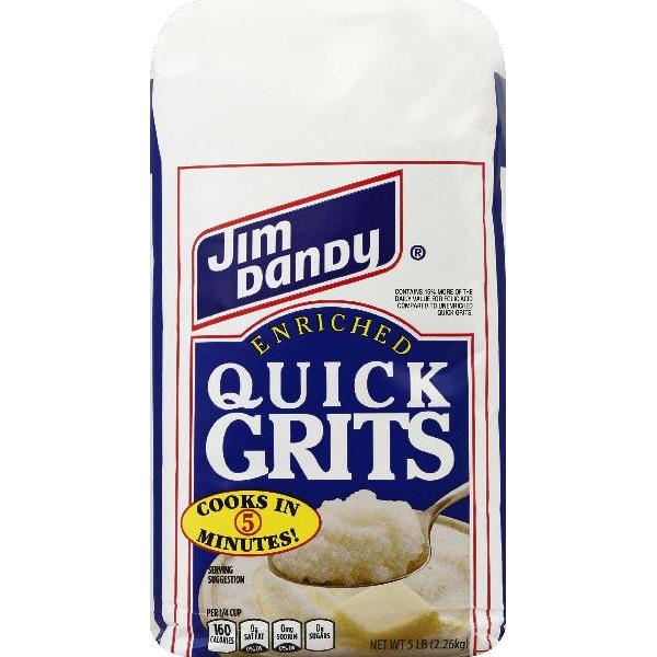Jim Dandy Quick Grits 5 Pound Each 8 Per Case.