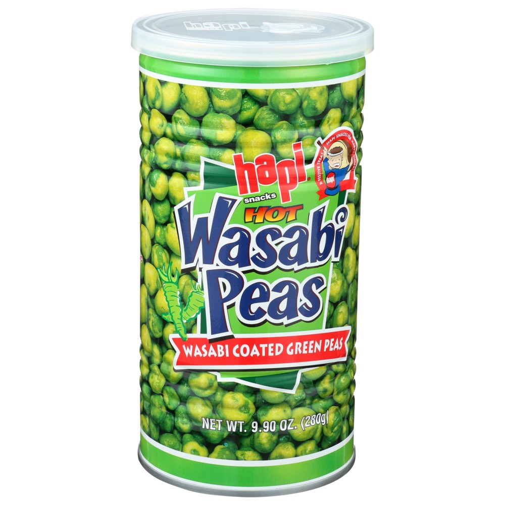Hapi Wasabi Pea Green Hot Can - 10 Ounce, Case of 12