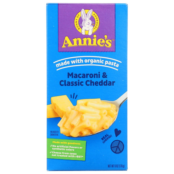 Annie's Homegrown™, Annie's Homegrown Organic Macaroni & Cheese, Mild Cheddar, 6 Oz., Case of 12