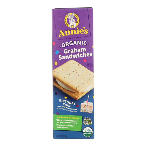 Annie's Homegrown - Grm Sandwich Bday Cake - Case of 6-8 Ounce