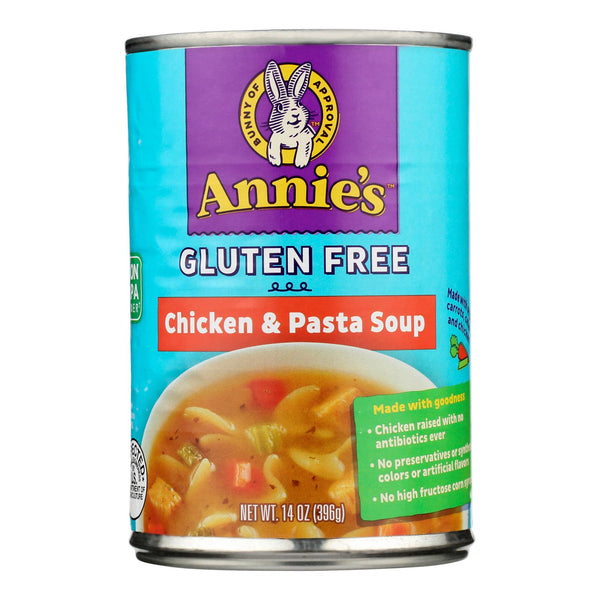 Annie's Homegrown - Soup Chicken Pasta Gluten Free - Case of 8-14 Ounce