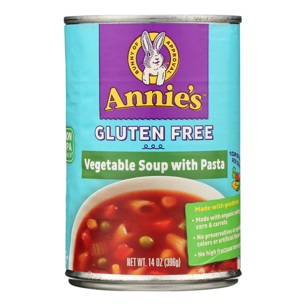 Annie's Homegrown - Soup Veg Pasta Gluten Free - Case of 8-14 Ounce