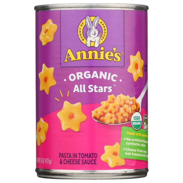 Annie's Homegrown™ , Annie's Homegrown Organicanic Pasta All Stars In Tomato And Cheese Sauce, 15 Oz.,  Case of 12