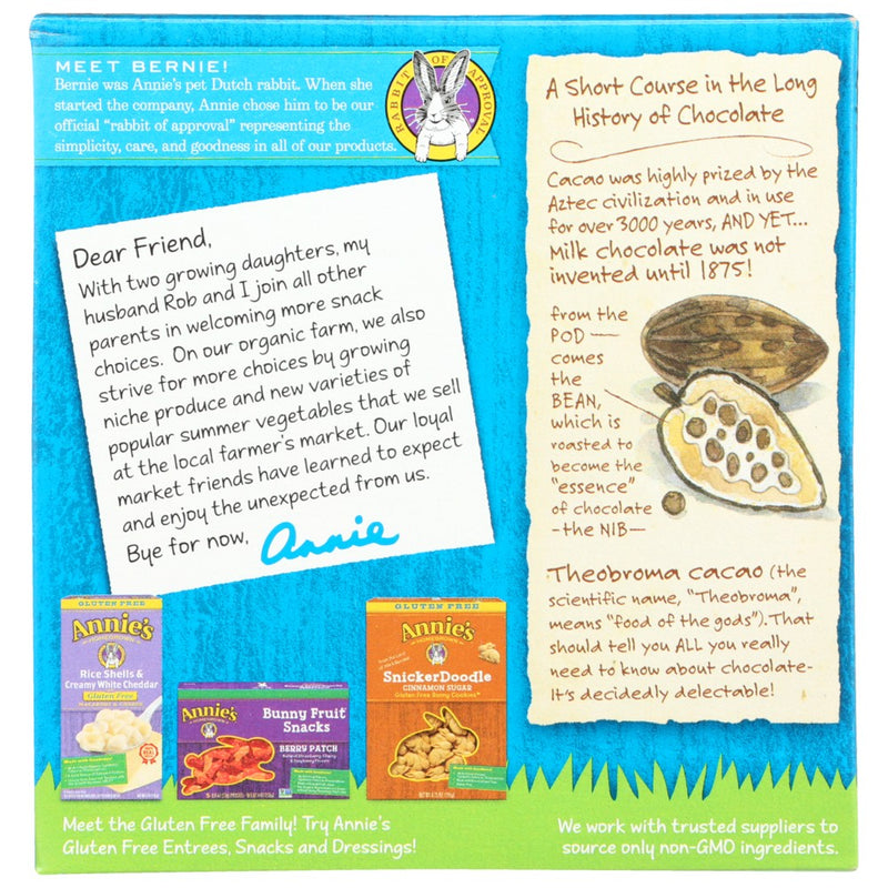 Annie's Homegrown™ , Annie's Homegrown Gluten-Free Chewy Granola Bars, Double Chocolate Chip, 5 Pack,  Case of 12