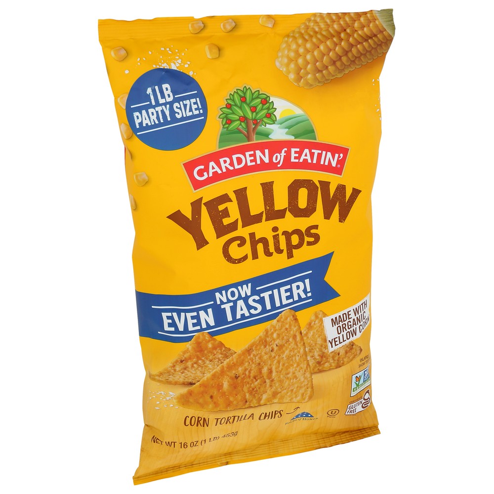 Garden Of Eatin Chip Tortilla Yelw Corn - 16 Ounce, Case of 12
