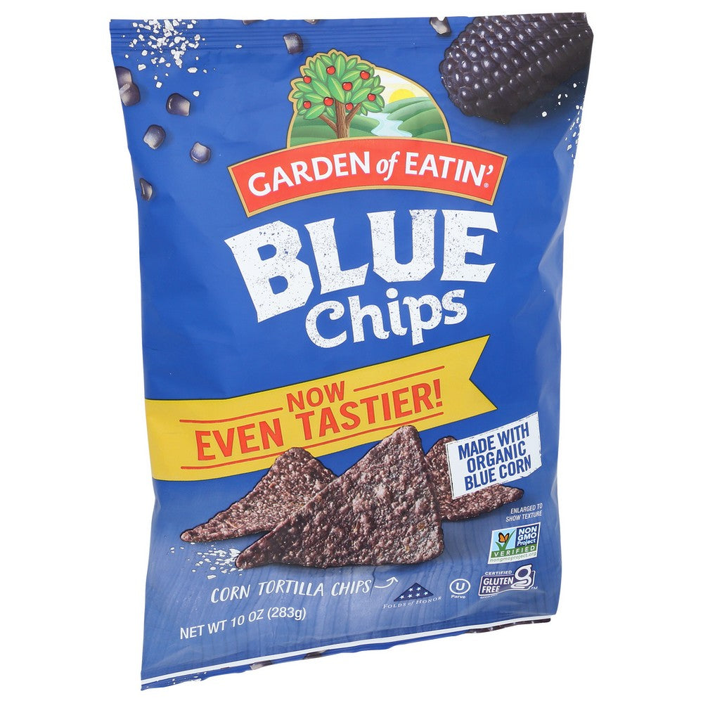 Garden Of Eatin Chip Tortilla Blue - 10 Ounce, Case of 12