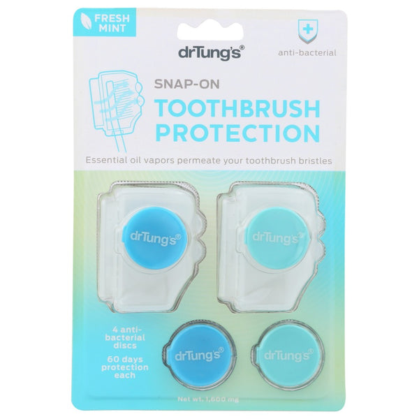 Drtung's 95115, Dr. Tung's Snap-On Toothbrush Sanitizer, 2 Pack,  Case of 6