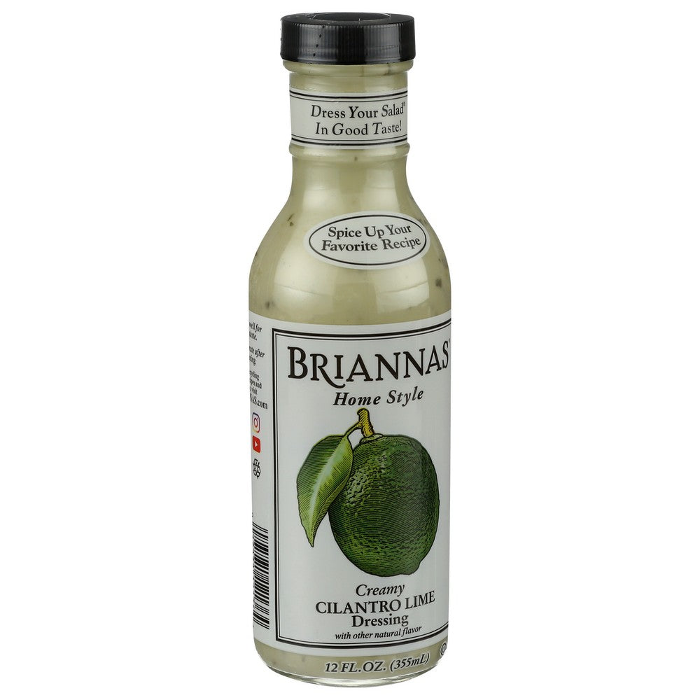 Briannas Drssng Cilantro Lime - 12 Ounce, Case of 6