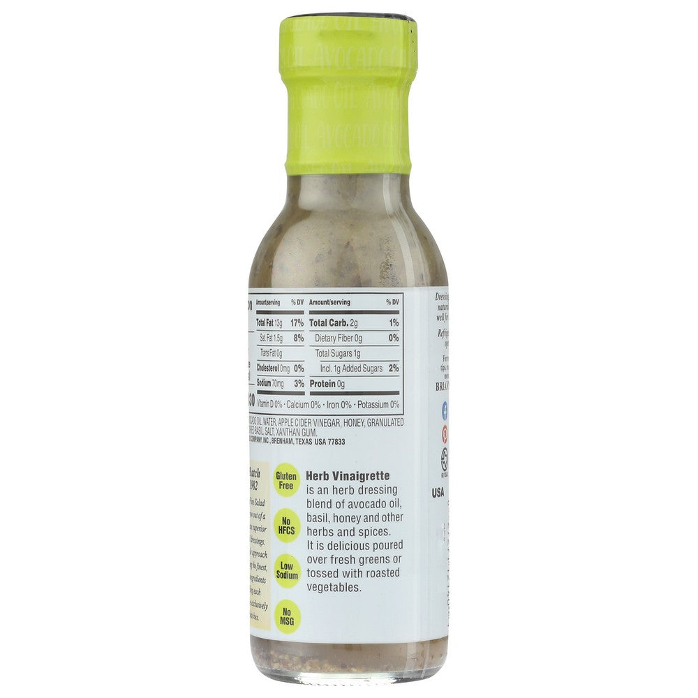 Briannas Drssng Hrb Vngrtt W Avcd - 10 Ounce, Case of 6