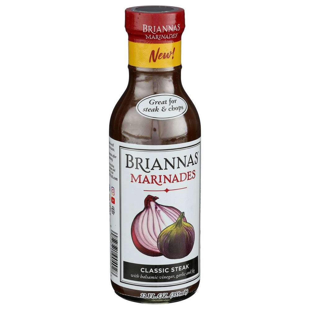 Briannas Marinade Classic Steak - 12 Ounce, Case of 6