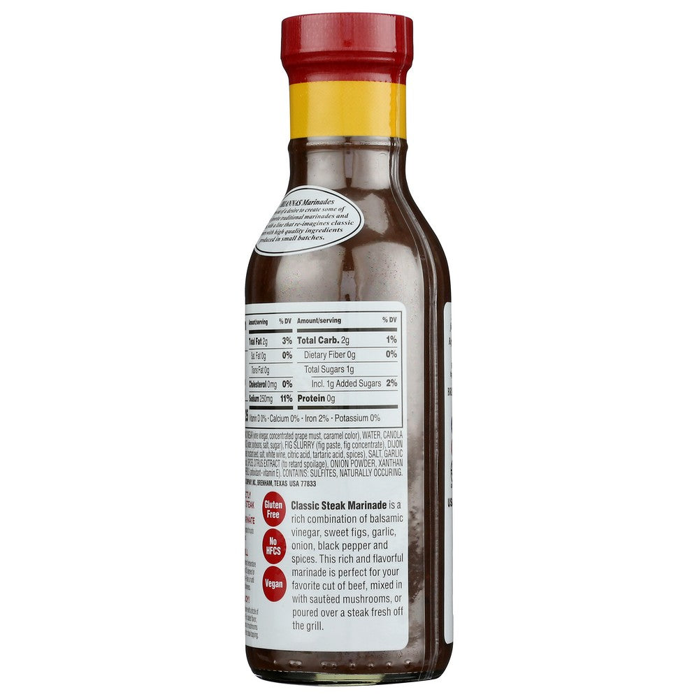 Briannas Marinade Classic Steak - 12 Ounce, Case of 6