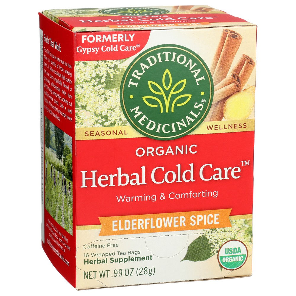 Traditional Medicinals Tea Herbal Cold Care O - 16 Bag, Case of 6