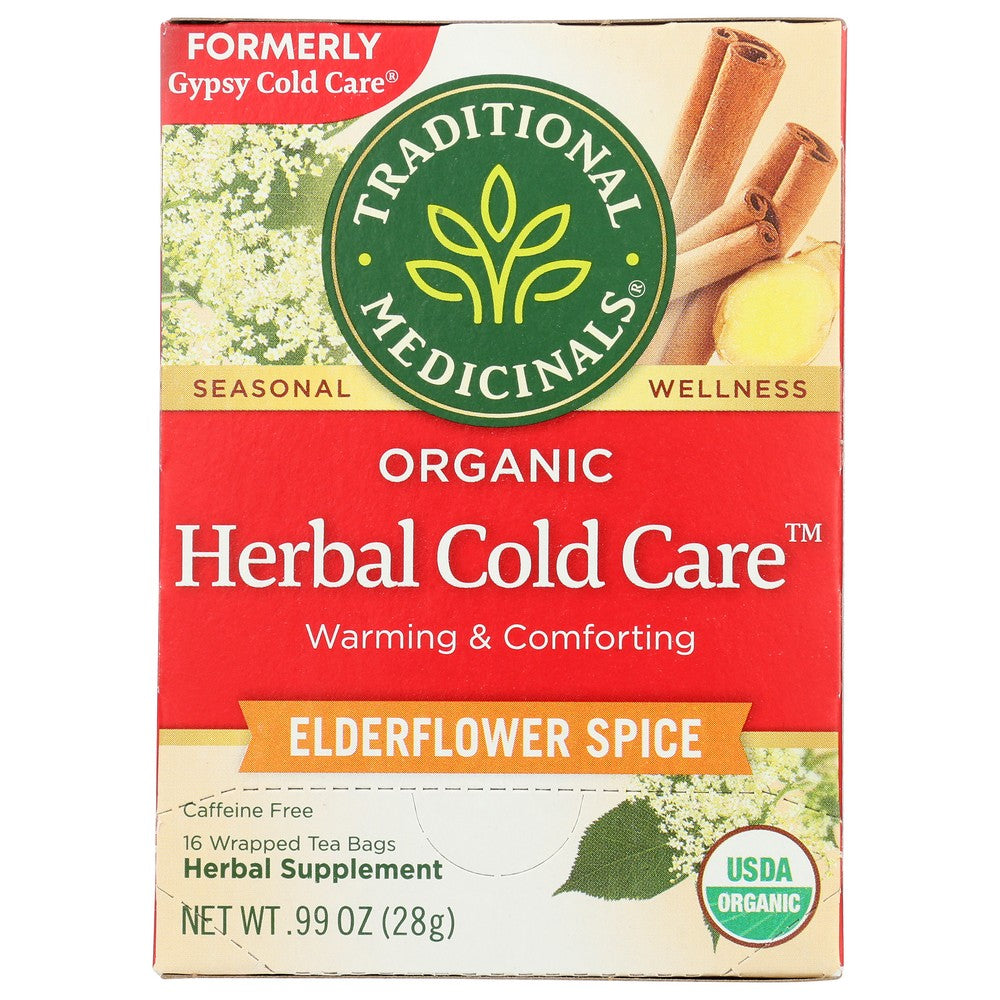 Traditional Medicinals Tea Herbal Cold Care O - 16 Bag, Case of 6