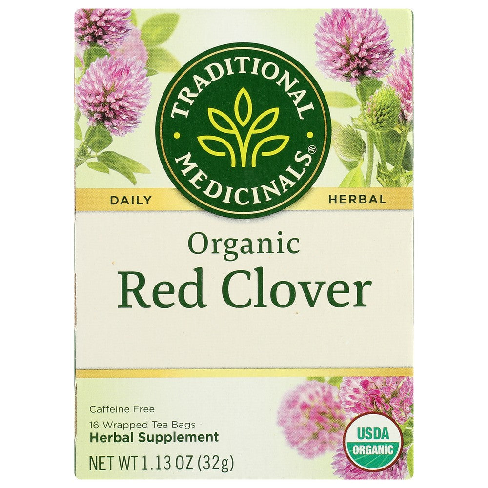 Traditional Medicinals Tea Red Clover Organic - 16 Bag, Case of 6