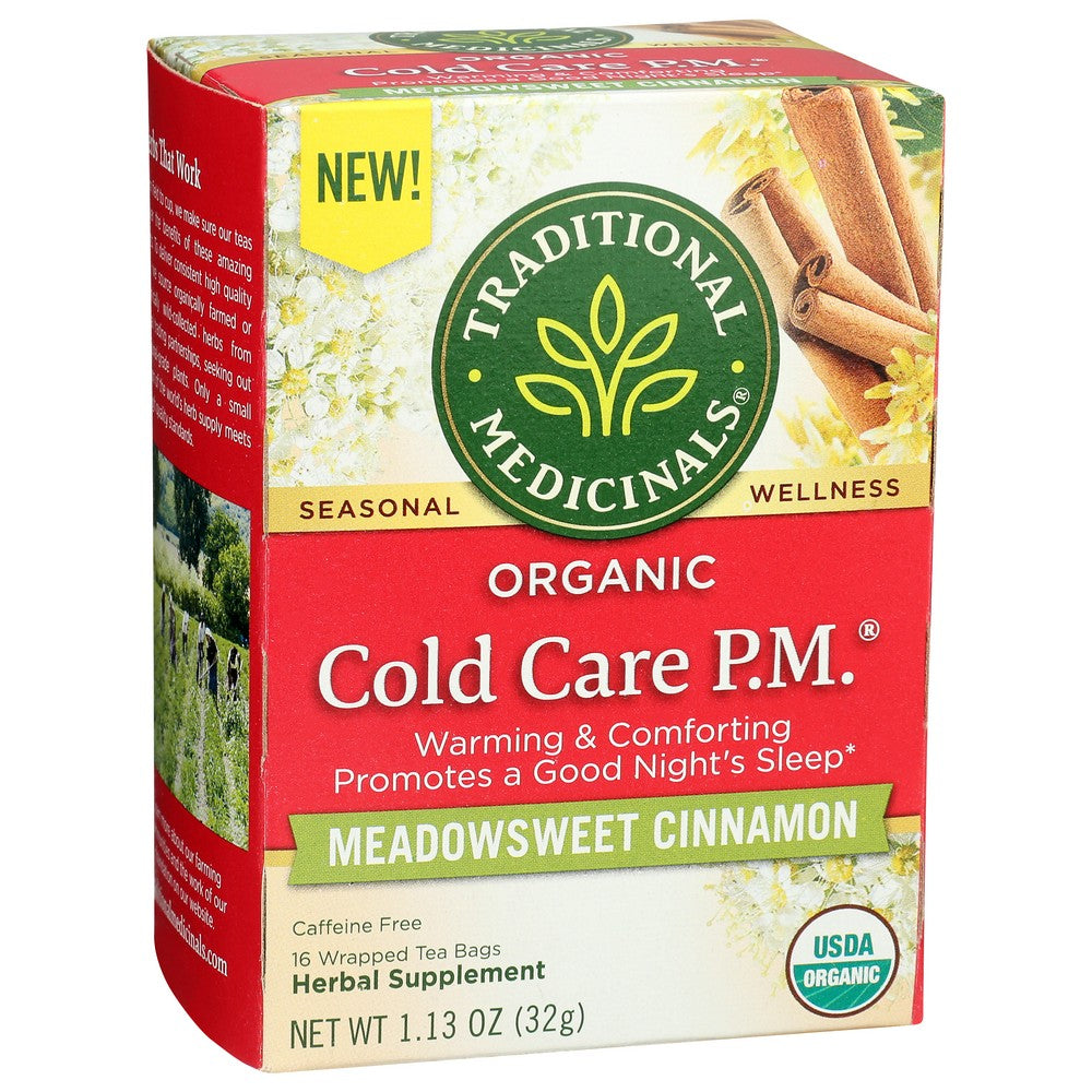 Traditional Medicinals Tea Cold Care Pm - 16 Bag, Case of 6