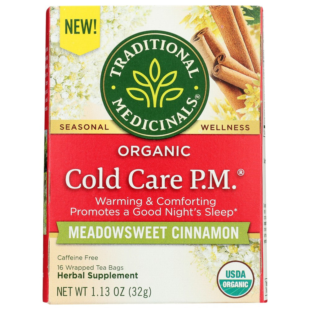 Traditional Medicinals Tea Cold Care Pm - 16 Bag, Case of 6