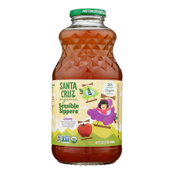 Santa Cruz Organic - Juice Snsbl Sipr Grape - Case of 6-32 Fluid Ounce