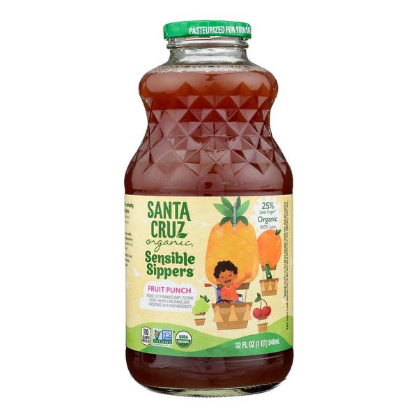 Santa Cruz Organic - Juice Snsbl Sipr Fruit Pn - Case of 6-32 Fluid Ounce