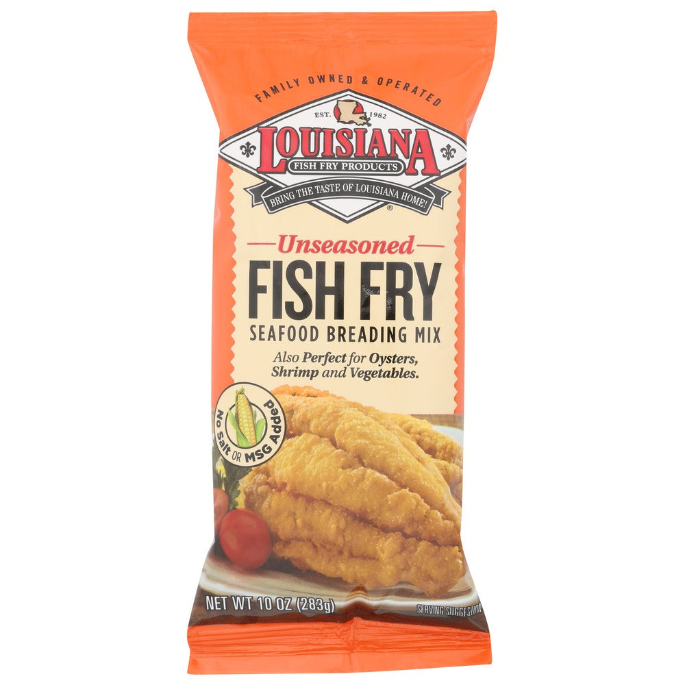 Louisiana Fish Fry Mix Classic Fry Breading - 10 Ounce, Case of 12