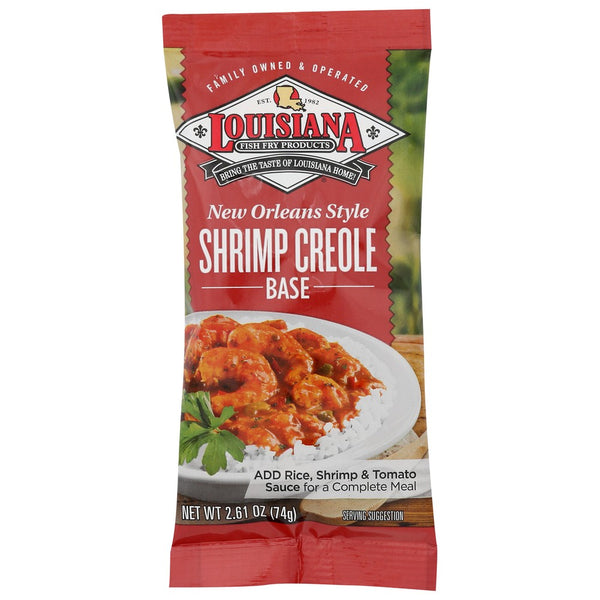 Louisiana Fish Fry Products 273,  Shrimp Creole Base Mix 2.61 Ounce,  Case of 24