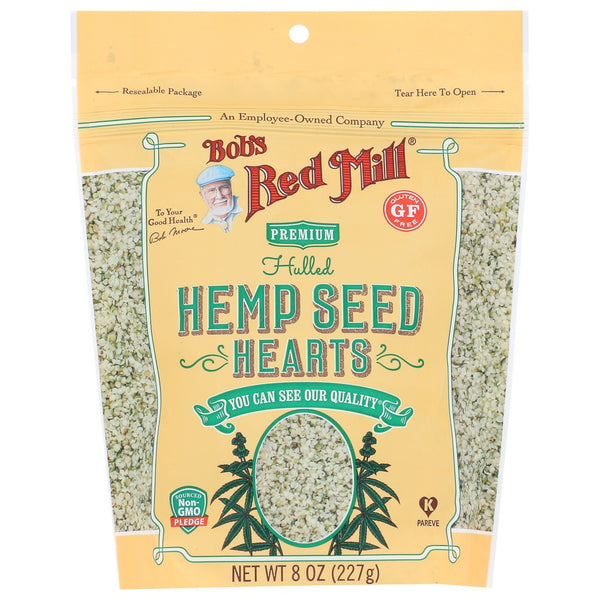 Bob's Red Mill 2900S085,  Hemp Seeds Hulled 8 Ounce,  Case of 5