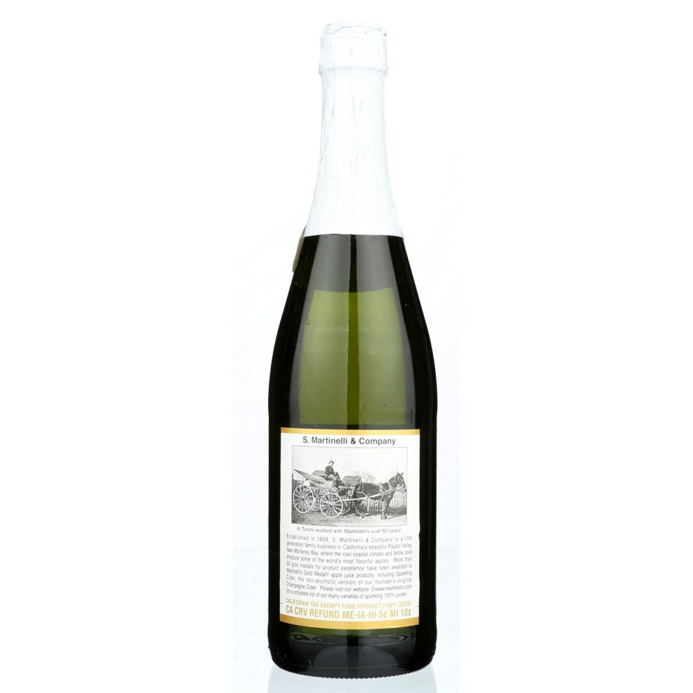 Martinelli Juice Sprklng Cider Organic - 25 Fluid Ounce, Case of 12