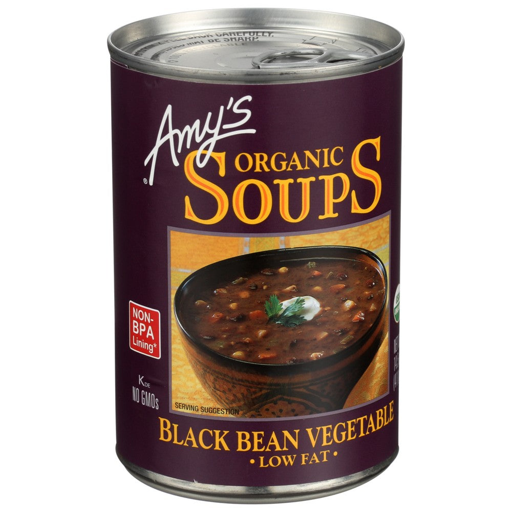 Amys Soup Blckbn Veg Organic - 15 Ounce, Case of 12