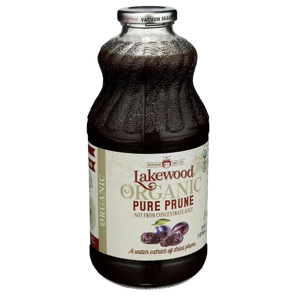 Lakewood Juice Prune Organic - 32 Fluid Ounce, Case of 6