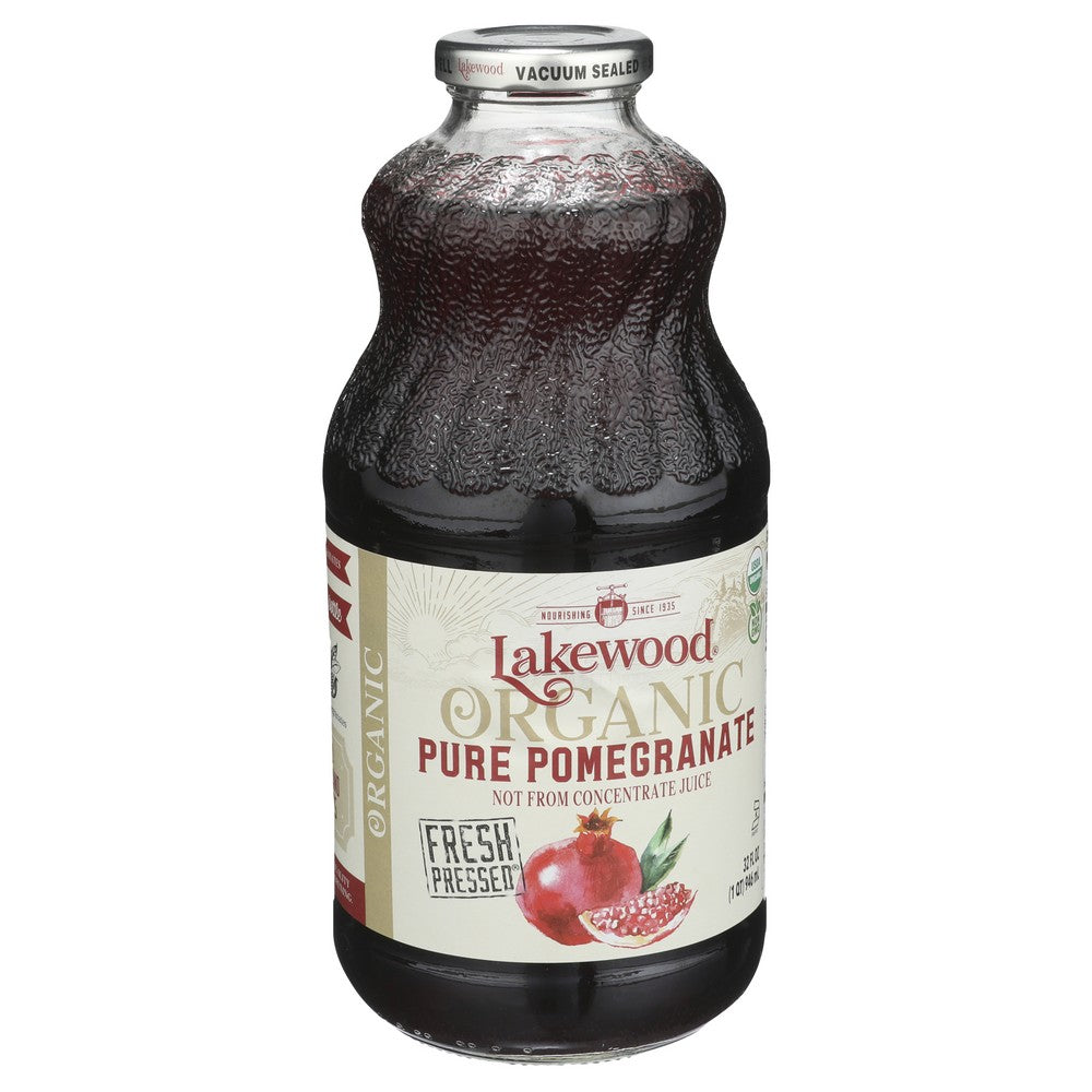Lakewood Juice Pomegranate Pure Or - 32 Fluid Ounce, Case of 6