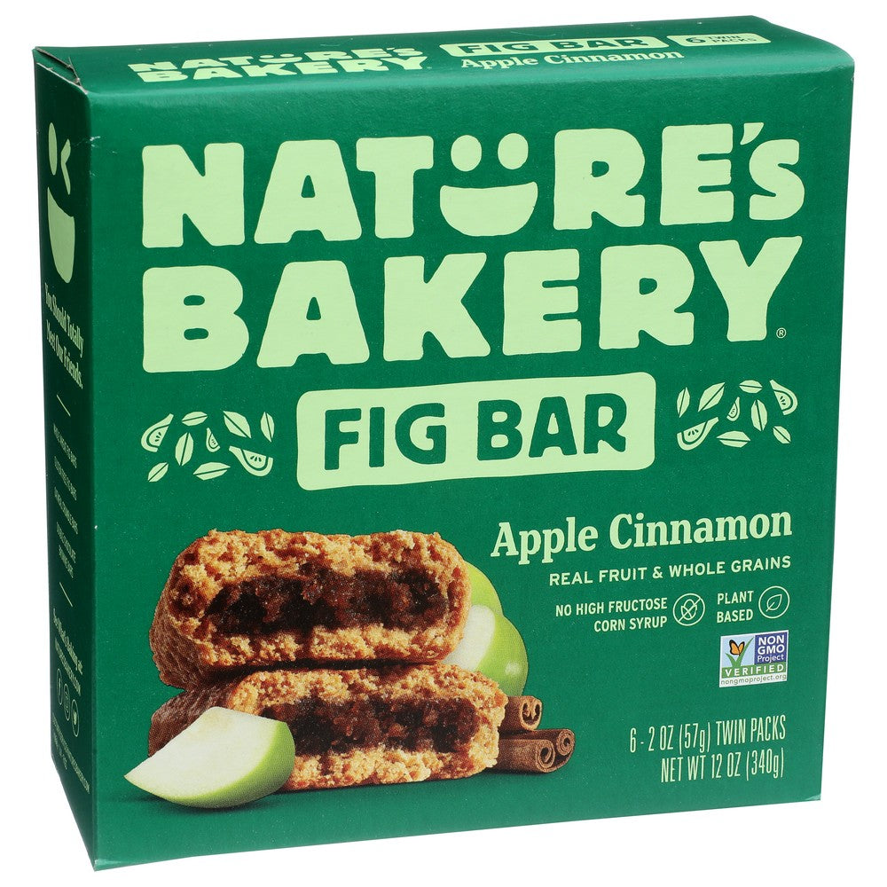 Natures Bakery Bar Fig Ww Appl Cinn 6ct - 12 Ounce, Case of 6