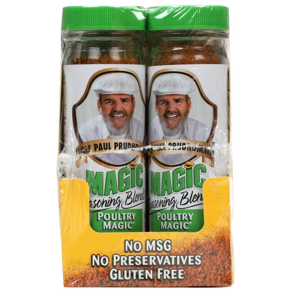 Magic Seasoning Blends Seasoning Poultry - 2 Ounce, Case of 6