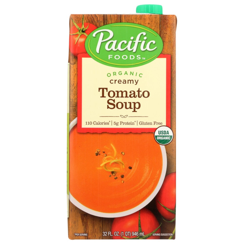 Pacific Foods Soup  Cream Tomato Organic - 32 Ounce, Case of 12